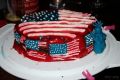 Der große (Nutella) USA Flaggen Kuchen