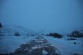 Auf dem Weg nach Tromsø  - es schneit....